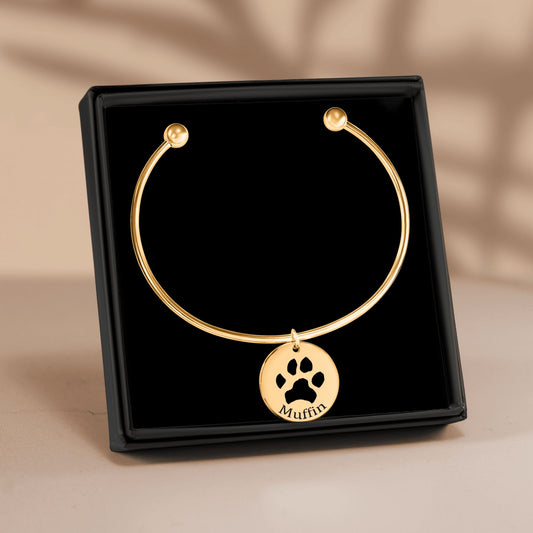 Pawprint Bangle.